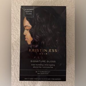 NEW Kristin Ess Hair Gloss - Bittersweet Dark N Brown - not sold in Canada